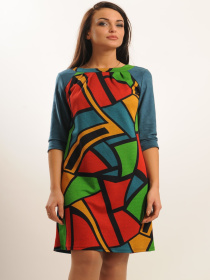 Платье мини RiMari модель 18-2-85-16-geometrq Фото