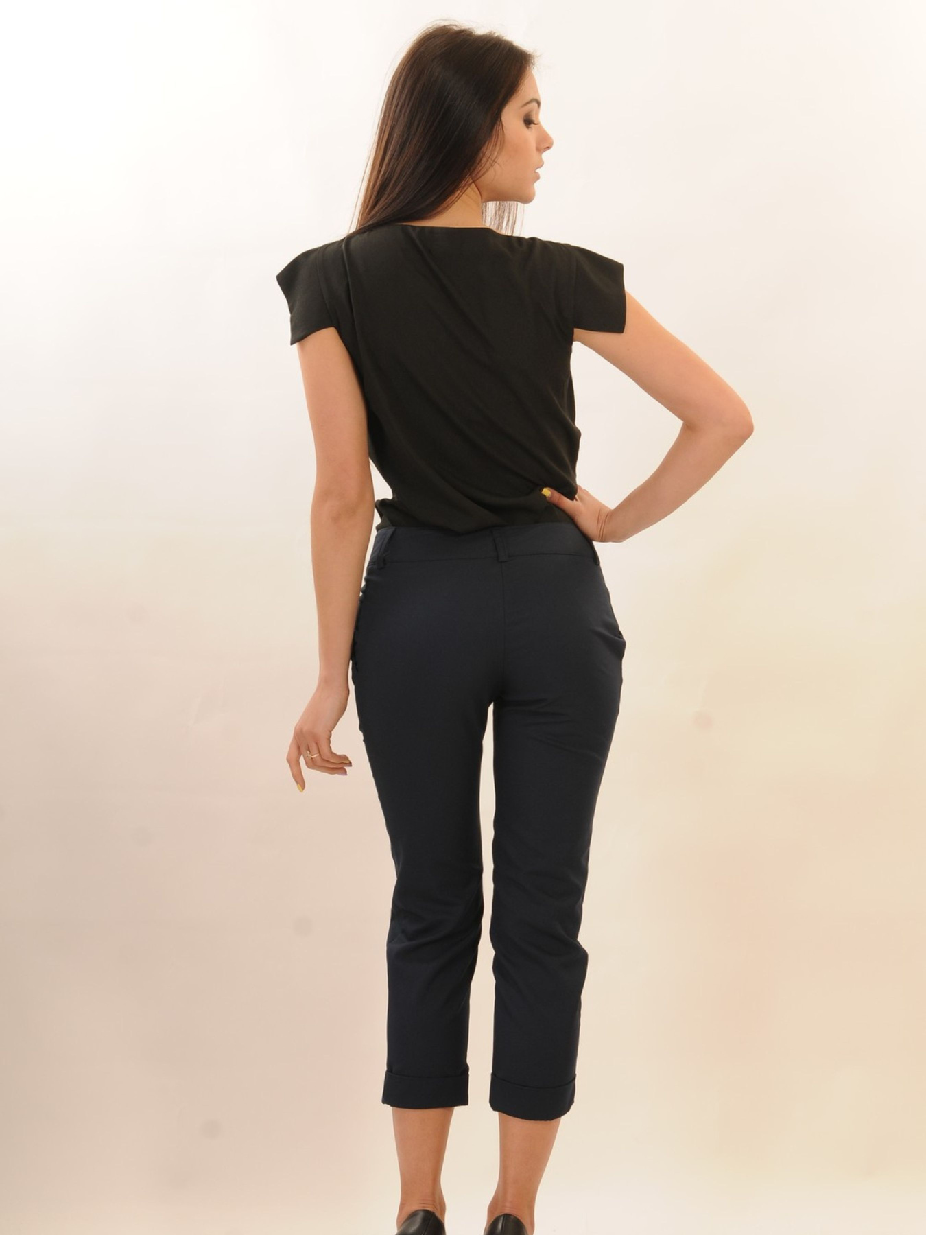 Брюки повседневные RiMari модель 5-1-58-15-temno-sinj Фото