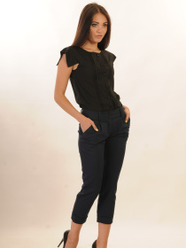 Брюки повседневные RiMari модель 5-1-58-15-temno-sinj Фото