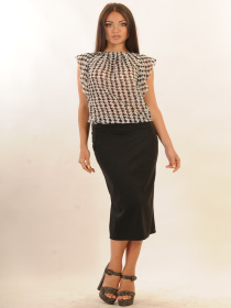 Юбка миди RiMari модель 1-1-07-1-14-chornij Фото