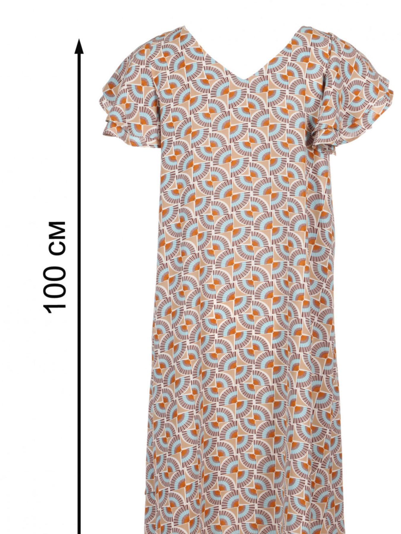 Платье миди LadyLike модель ll225016282-rznokolxorovij Фото