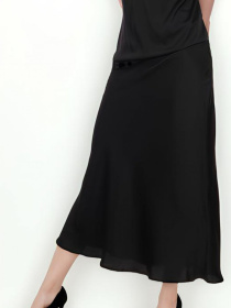 Юбка миди LadyLike модель ll16630090-chornij Фото