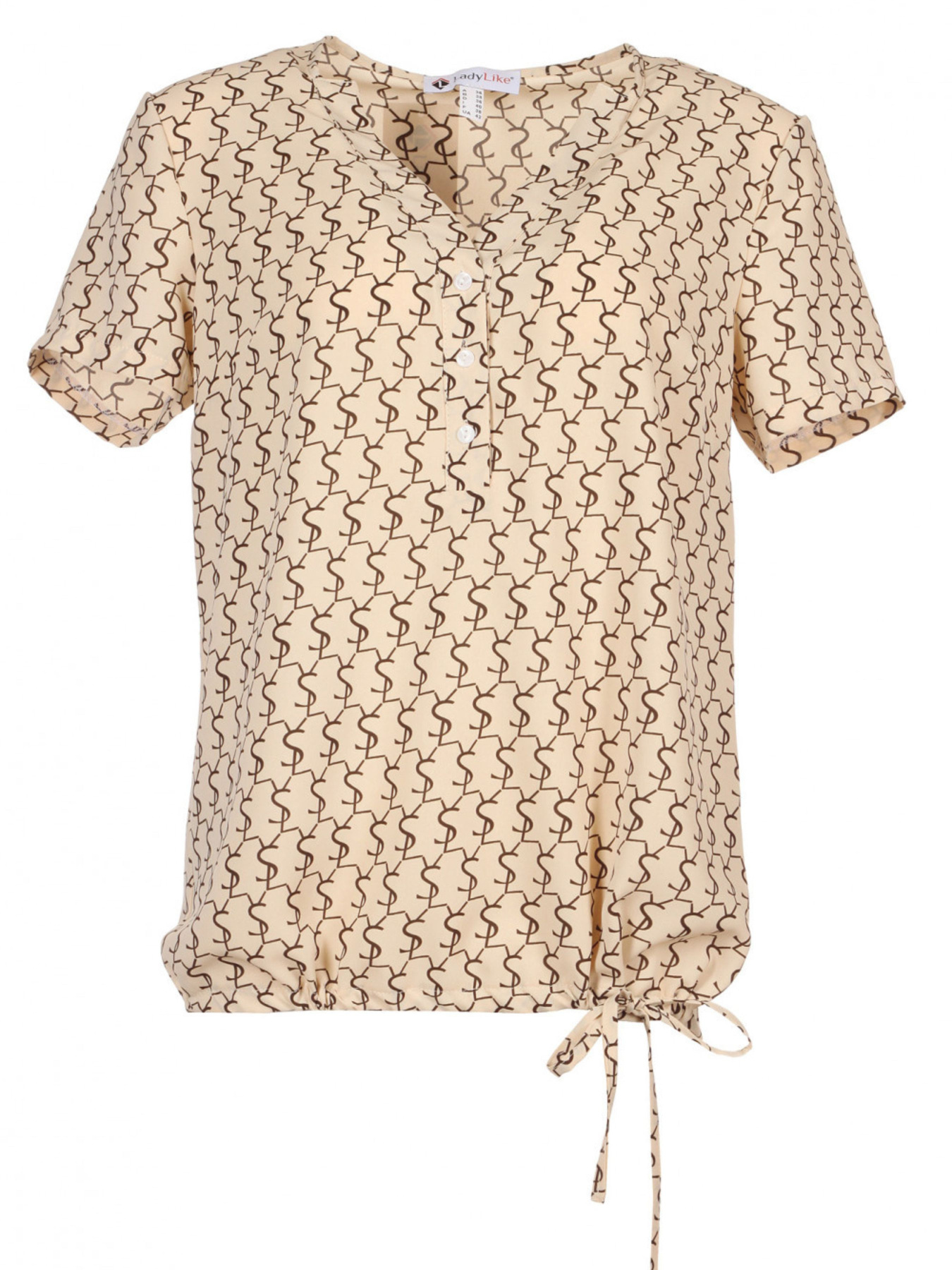 Блуза LadyLike модель ll220312345-bezhevij Фото