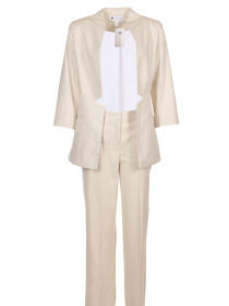 Повседневные штаны LadyLike модель ll226150089-bezhevij Фото