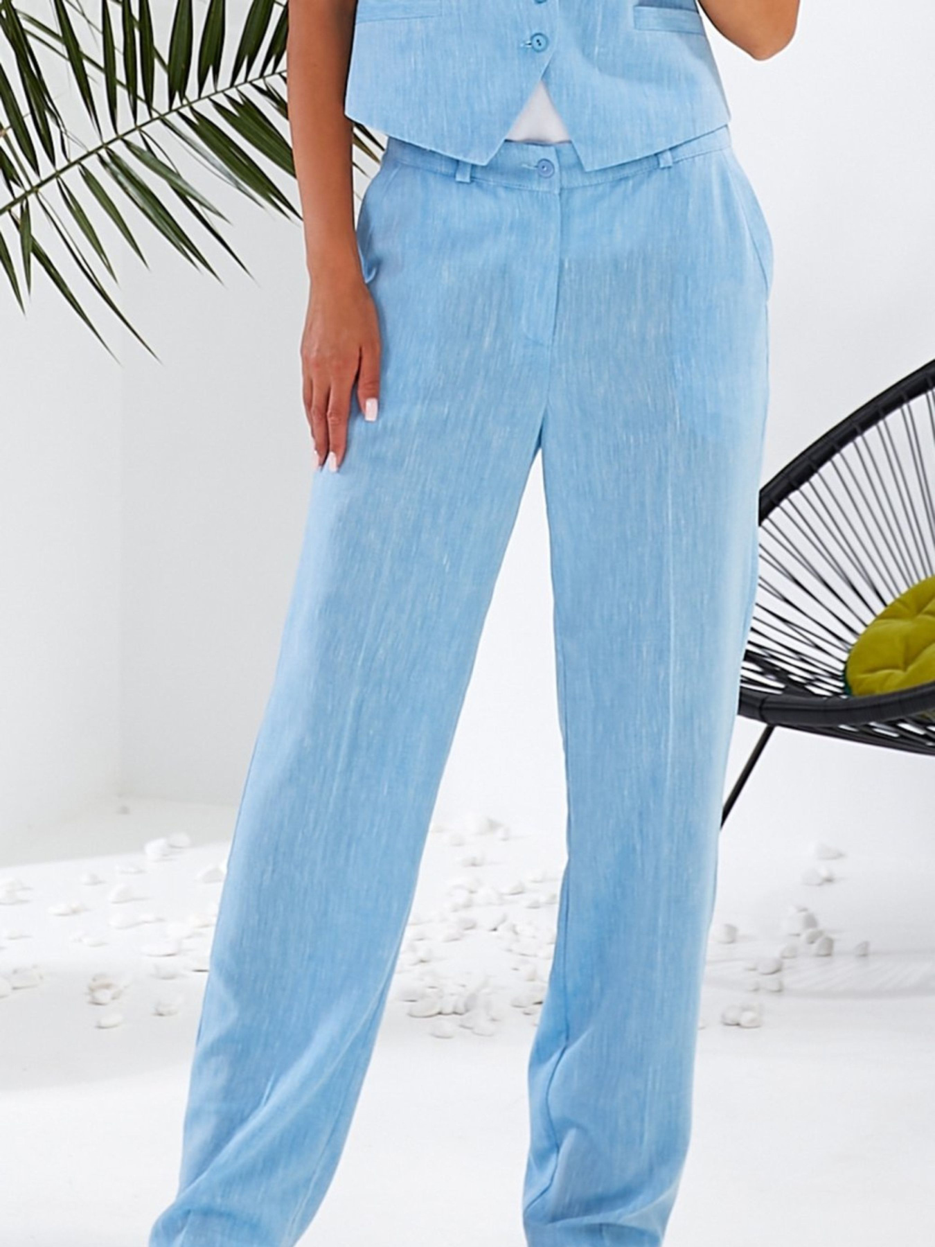 Штани повсякденні LadyLike модель ll226150079-blakitnij Фото