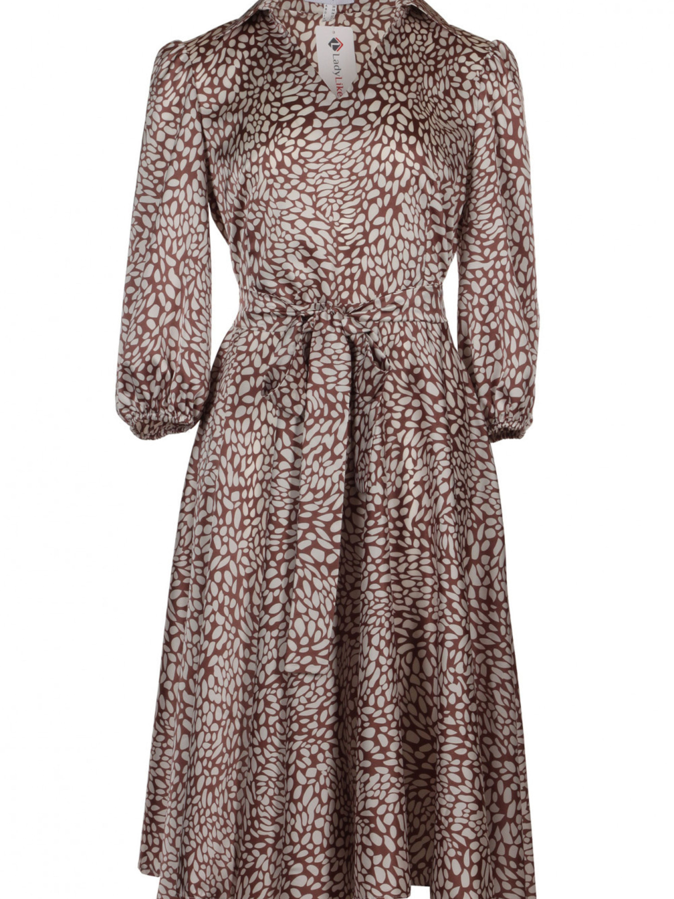 Платье миди LadyLike модель ll228431184-bezhevij Фото