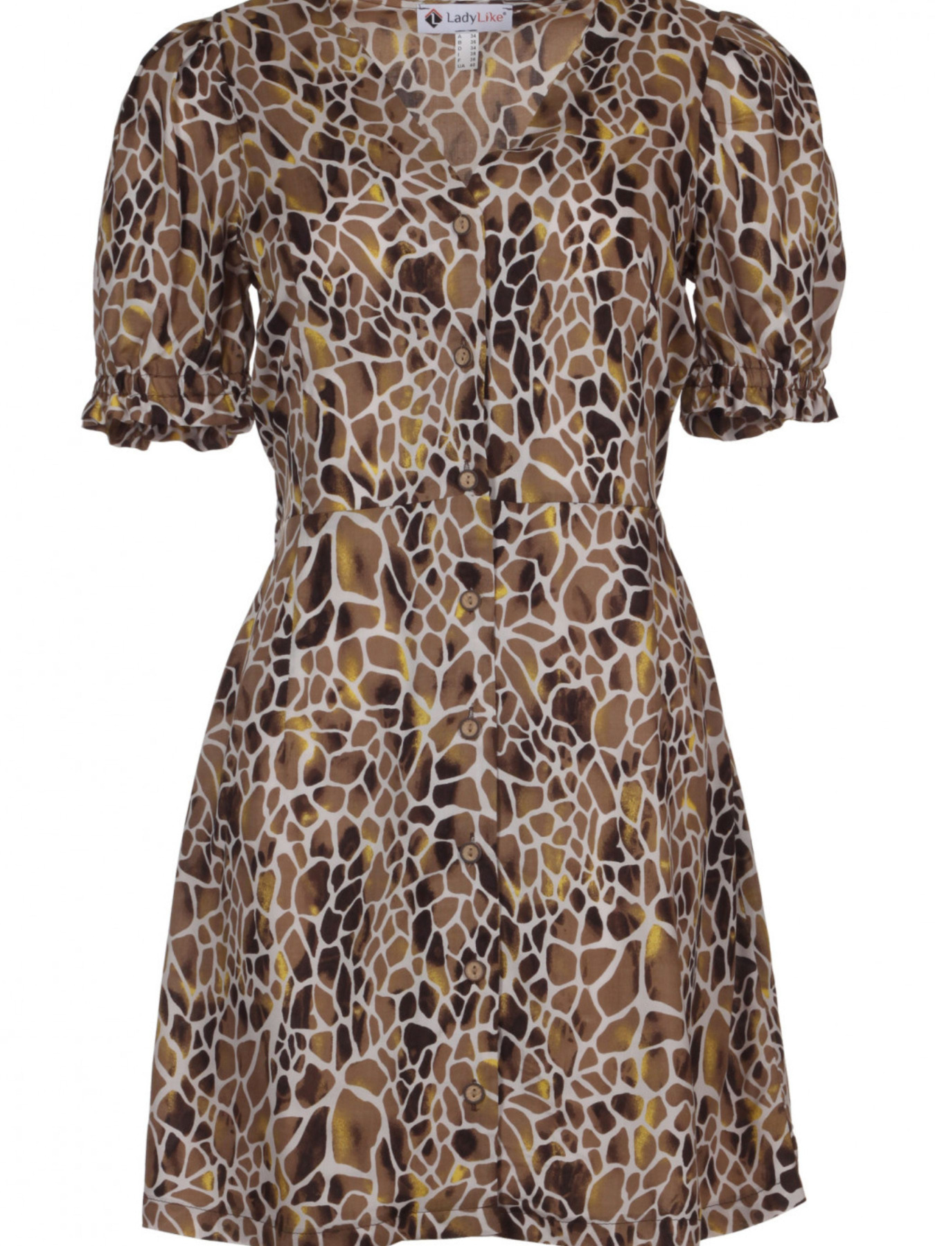 Платье мини LadyLike модель ll194014589-korichnevij Фото