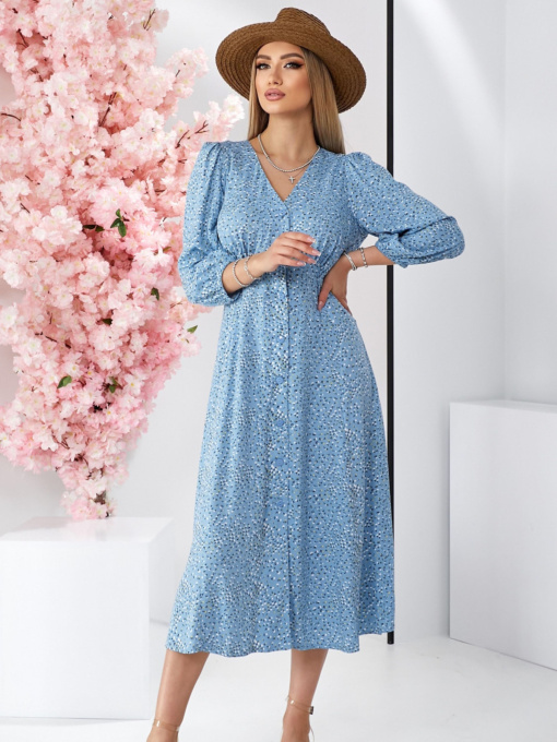 Сукня міді LadyLike модель ll190712469-blakitnij Фото