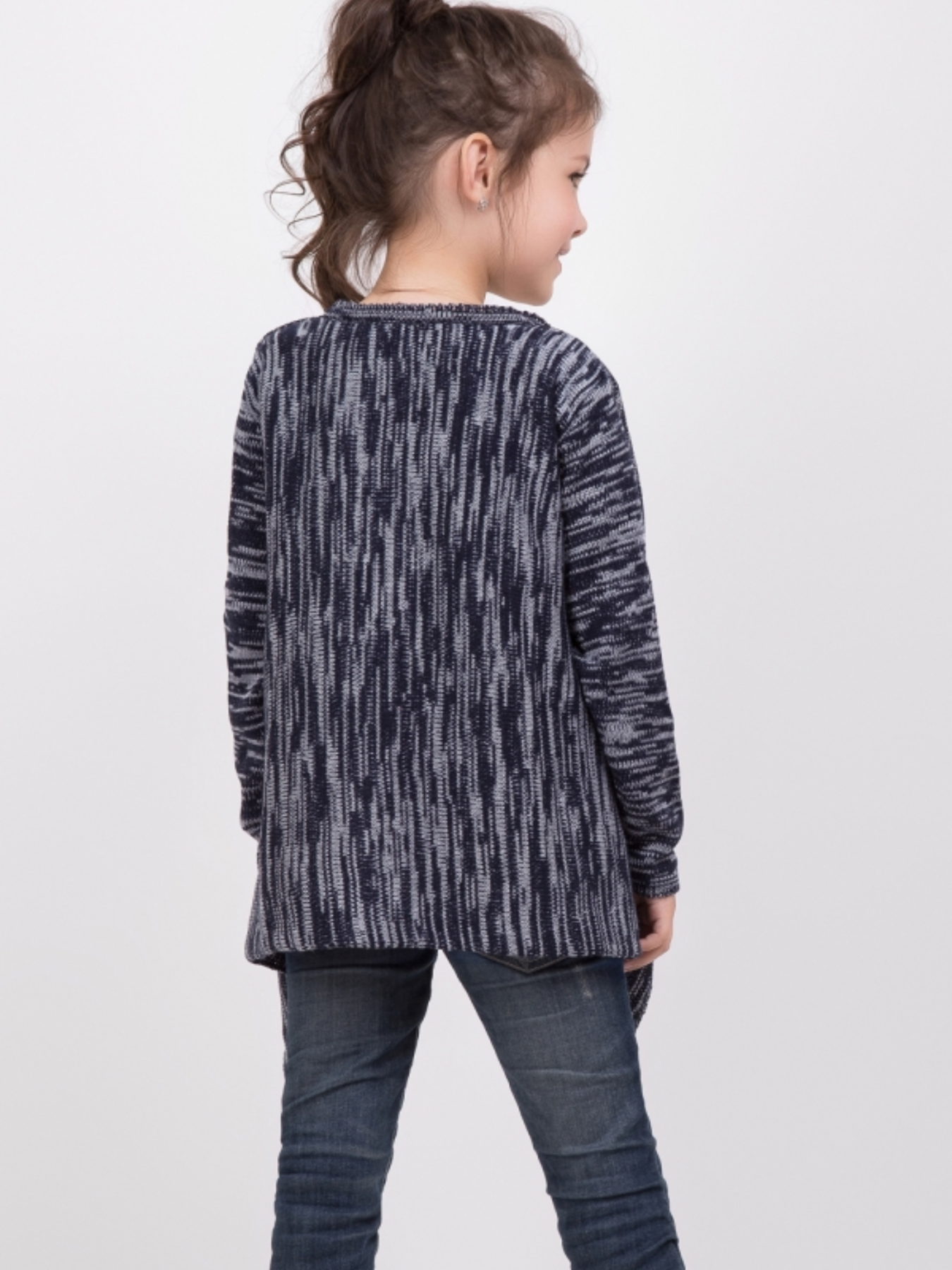 Кардиган TrikoBakh модель 1603-sinj-stalevij Фото