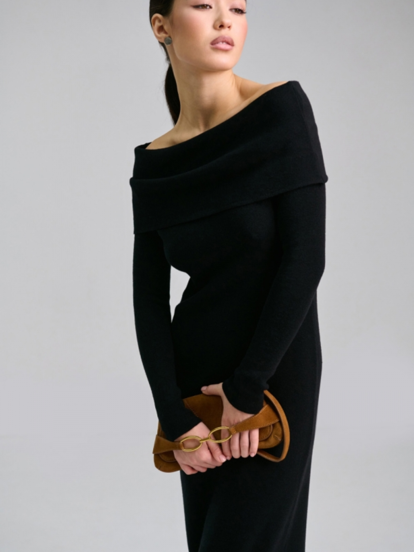 Сукня максі TrikoBakh модель 2824-chornij Фото