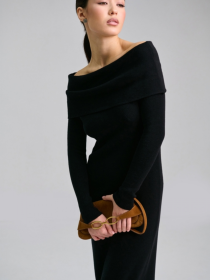 Сукня максі TrikoBakh модель 2824-chornij Фото