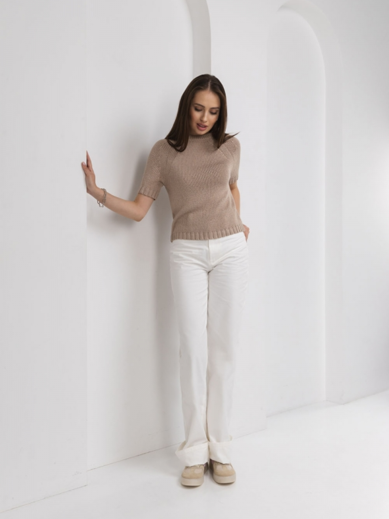 Джемпер TrikoBakh модель 2758-bezhevij Фото