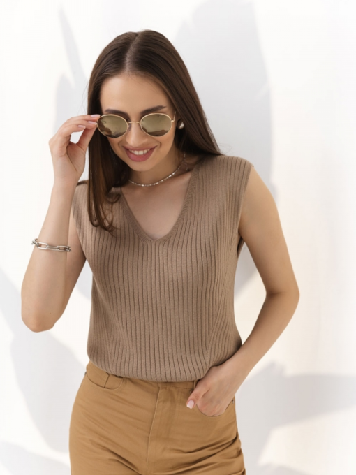 Майка TrikoBakh модель 2744-svtlo-kavovij Фото