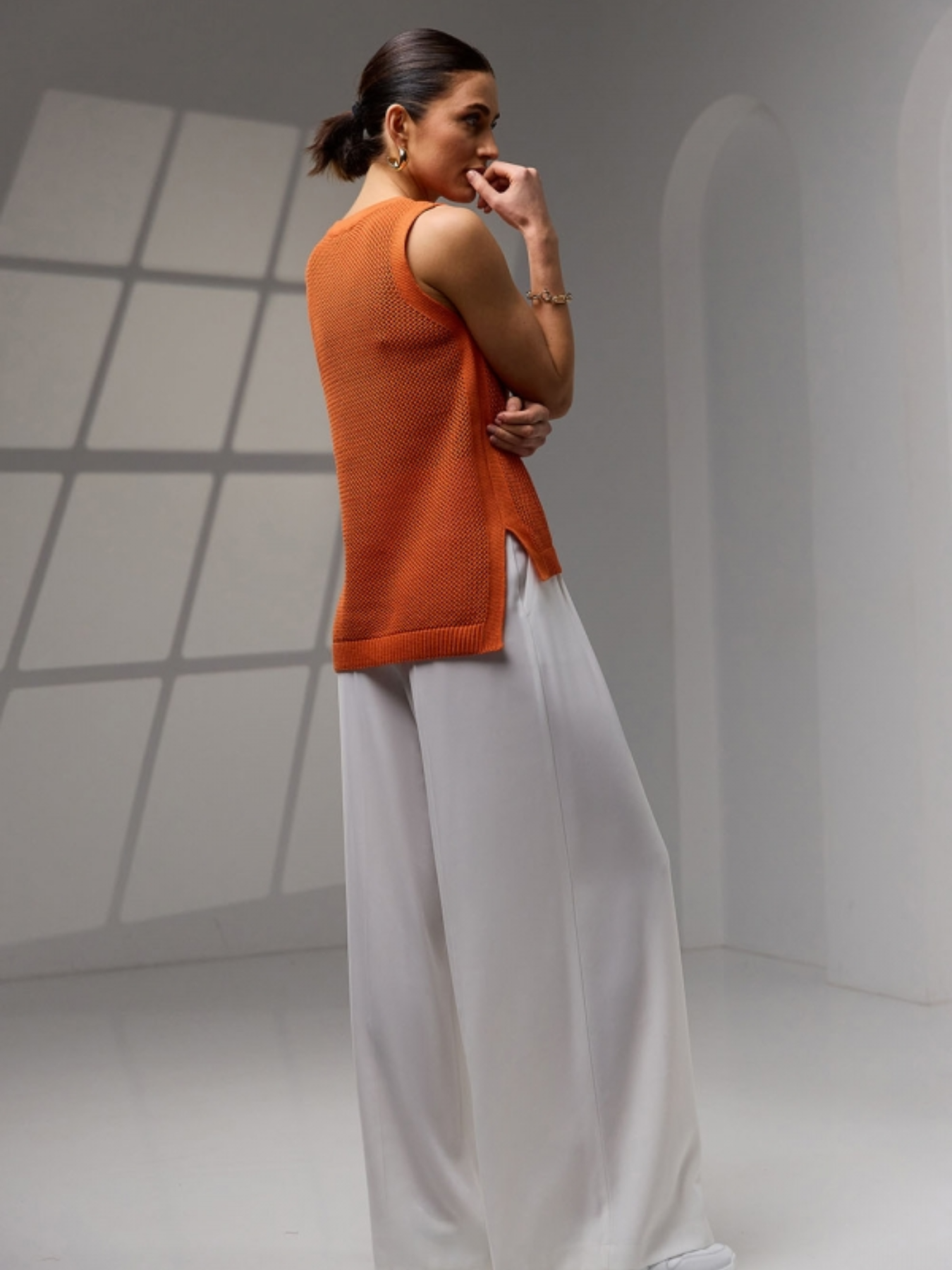 Майка TrikoBakh модель 2467-pomaranchevij Фото