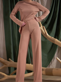 Брюки палаццо TrikoBakh модель 1789-bezhevij Фото