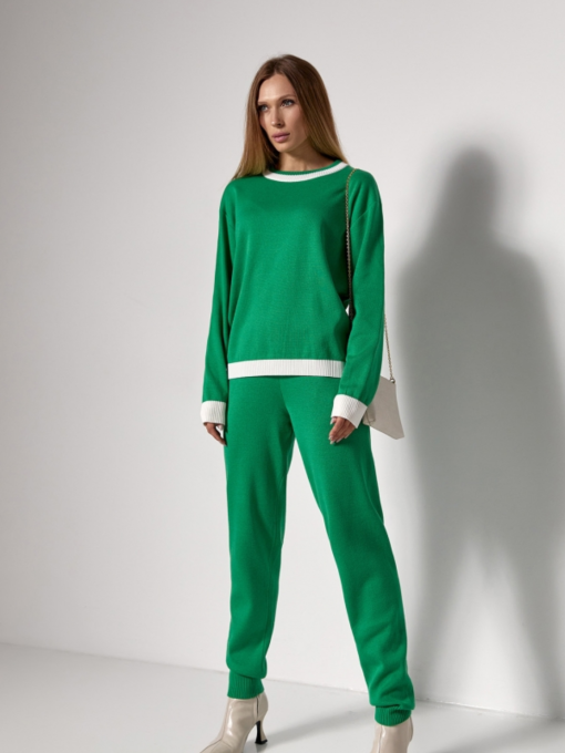 Повсякденні штани TrikoBakh модель 2434-zelenij Фото