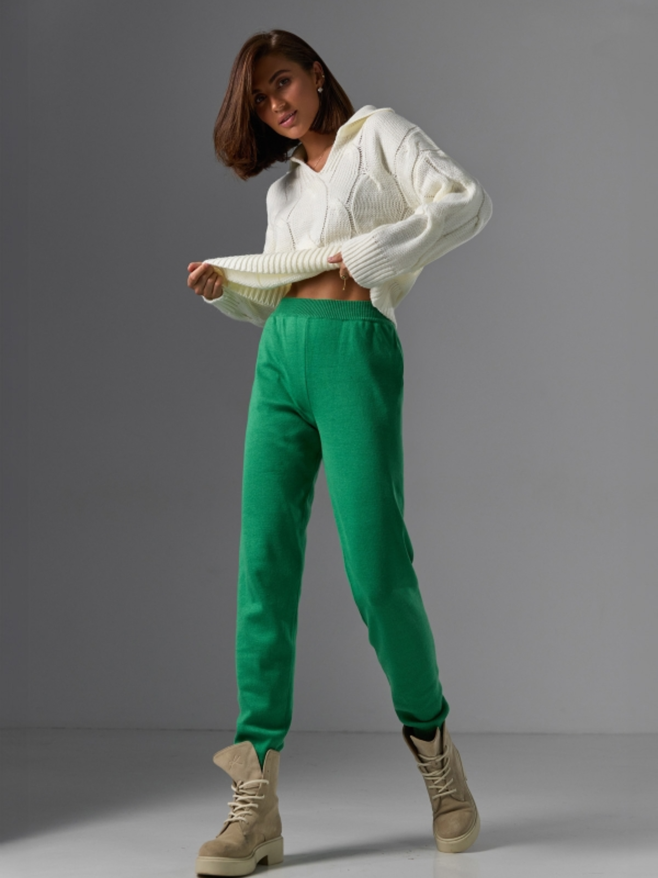 Повседневные штаны TrikoBakh модель 2434-sinj Повседневные штаны TrikoBakh модель 2434-sinj Фото