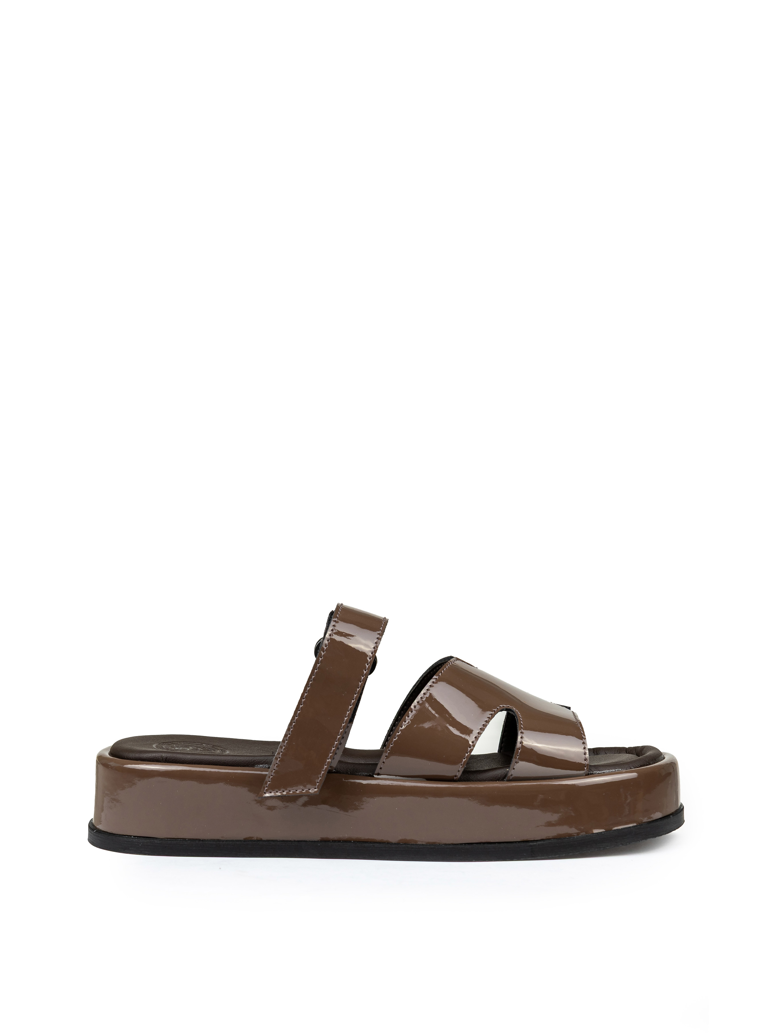 Жіноче Сабо Alex Bell  (1174799) колір коричневий, матеріал лакова натуральна шкіра