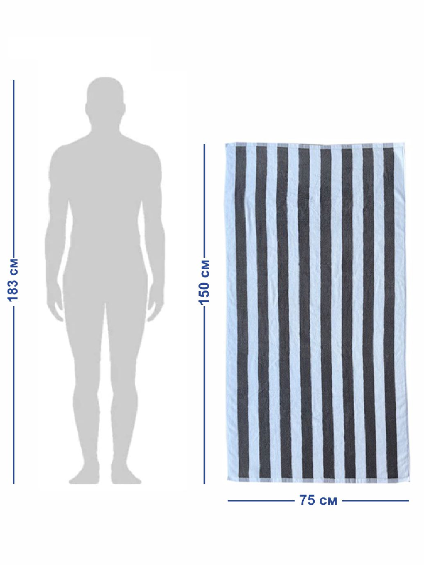 Полотенце хлопок махра Lovely Svi для пляжа, басейна, ванной, отелей, SPA, саун, XL (75 x150 см) - Бело - серый Lovely Svi модель 200823 Полотенце хлопок махра Lovely Svi для пляжа, басейна, ванной, отелей, SPA, саун, XL (75 x150 см) - Бело - серый Lovely Svi модель 200823 Фото