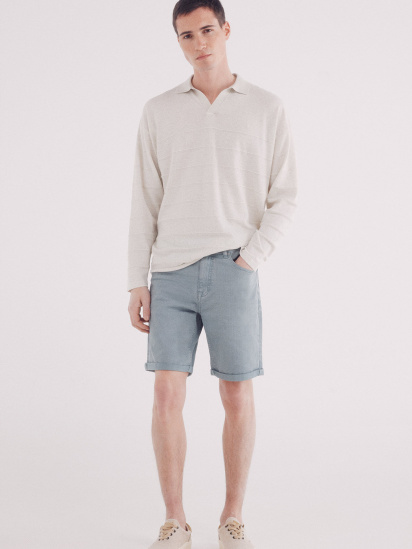 Шорты-бермуды slim fit модель 7139003-81 - фото