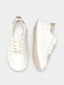 Кеды низкие It-girl модель 23678milk-gold Фото