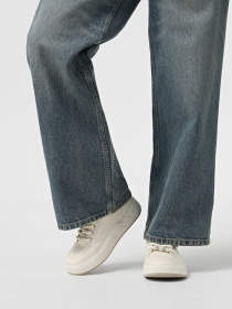 Кеды низкие It-girl модель 23678milk-gold Фото