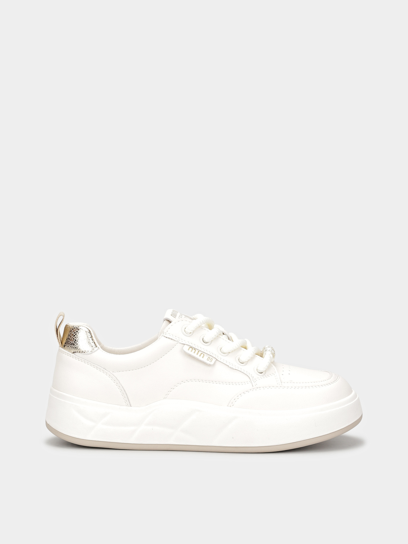 Кеди низькі It-girl модель 23678milk-gold Фото