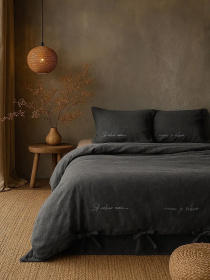 Комплект постельного белья с вышивкой LEVAN HOME модель 53477441100121 Фото