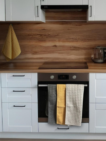 Набір кухонних вафельних рушників 4 шт 100% бавовна –  Жовтий Lovely Svi  модель 561035 Фото