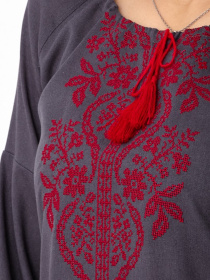 Вишита сорочка Носи своє модель 8439-070-22-temnij-graft Фото