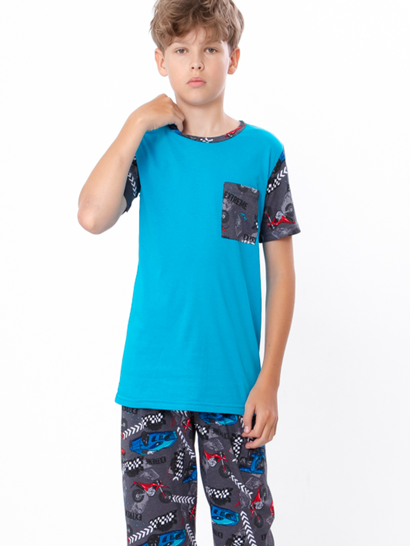 Пижама Носи своє модель 6250-002-avto-moto-temnij-graft Фото