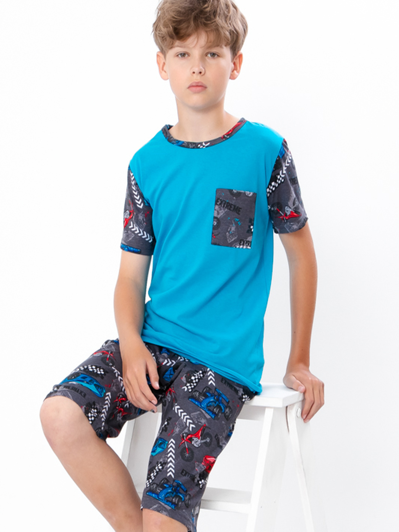 Пижама Носи своє модель 6250-002-avto-moto-temnij-graft Фото