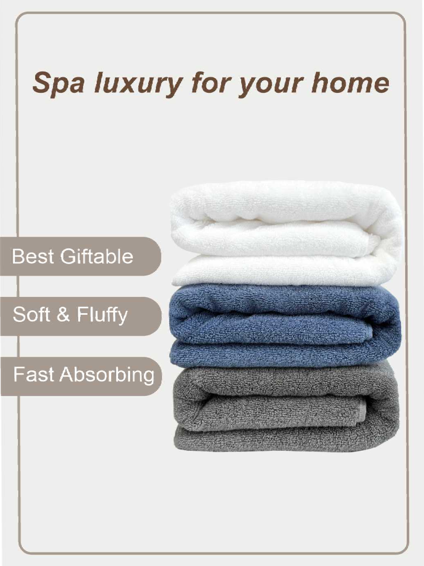 Рушник Махровий (Бавовна) для ванної, отелей, SPA, саун, басейну XL - Білий Lovely Svi  модель 320124 Фото