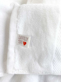 Рушник Махровий (Бавовна) для ванної, отелей, SPA, саун, басейну XL - Білий Lovely Svi  модель 320124 Фото