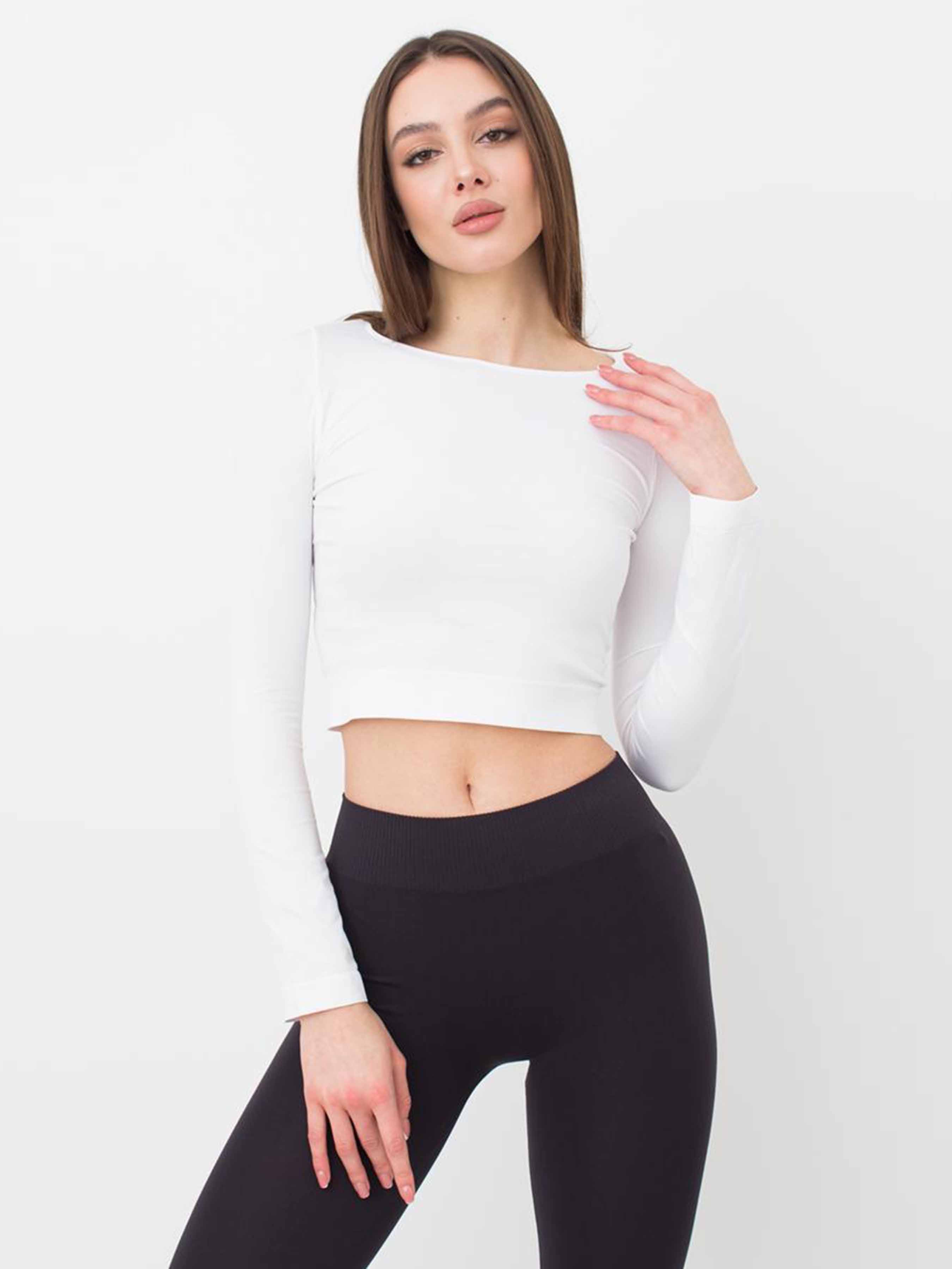 Жіночий Топ Giulia  (UP-00000395_bianco) колір білий, матеріал мікрофібра