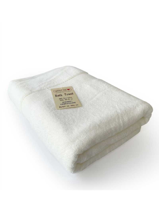 Полотенце Махровое Банное (Хлопок) Lovely Svi в подарочном пакете - 70 x140 см Бежевый Lovely Svi  модель 171022 Фото