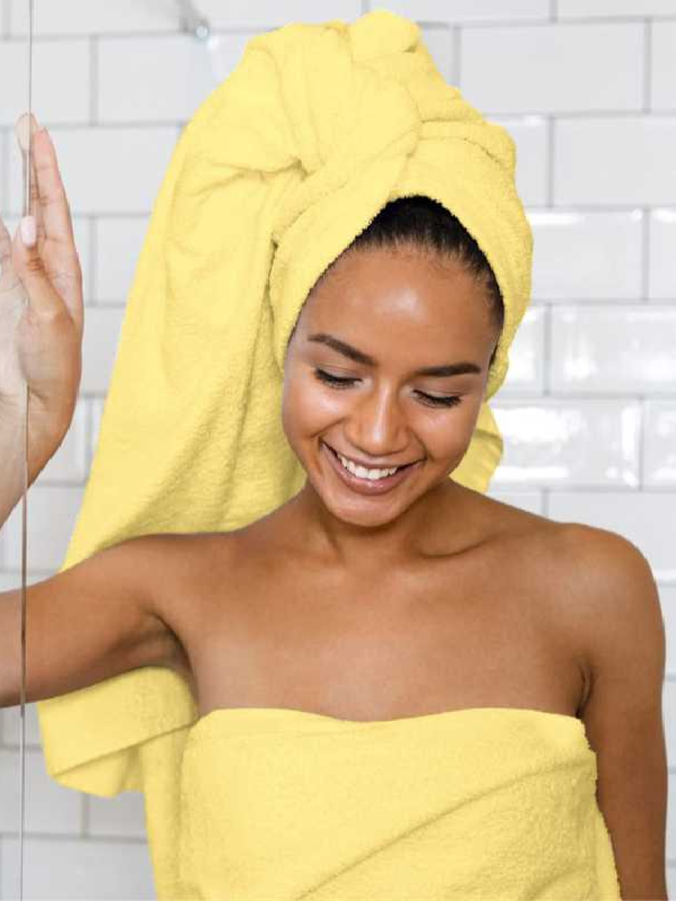 Полотенце Махровое Банное (Хлопок) Lovely Svi в подарочном пакете  Желтый Lovely Svi  модель 671022 Фото