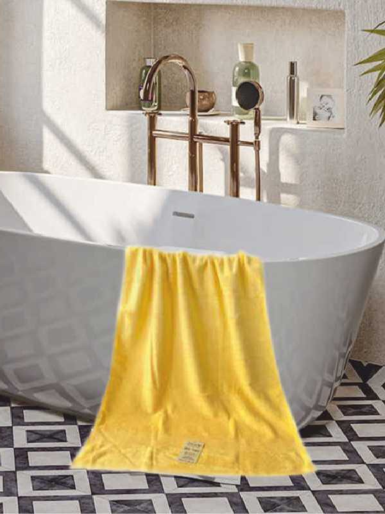 Полотенце Махровое Банное (Хлопок) Lovely Svi в подарочном пакете  Желтый Lovely Svi  модель 671022 Фото