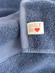 Набор Полотенец Махровых Банных (Хлопок) 2 шт в подарочном пакете Синий Lovely Svi модель 380523 Набор Полотенец Махровых Банных (Хлопок) 2 шт в подарочном пакете Синий Lovely Svi модель 380523 Фото