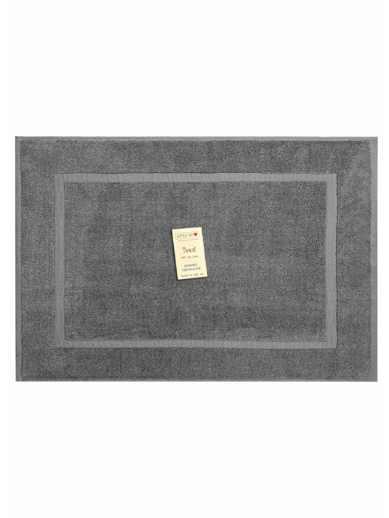 Полотенца для ног – хлопок/махра – Серый Lovely Svi  модель 22402471 Фото