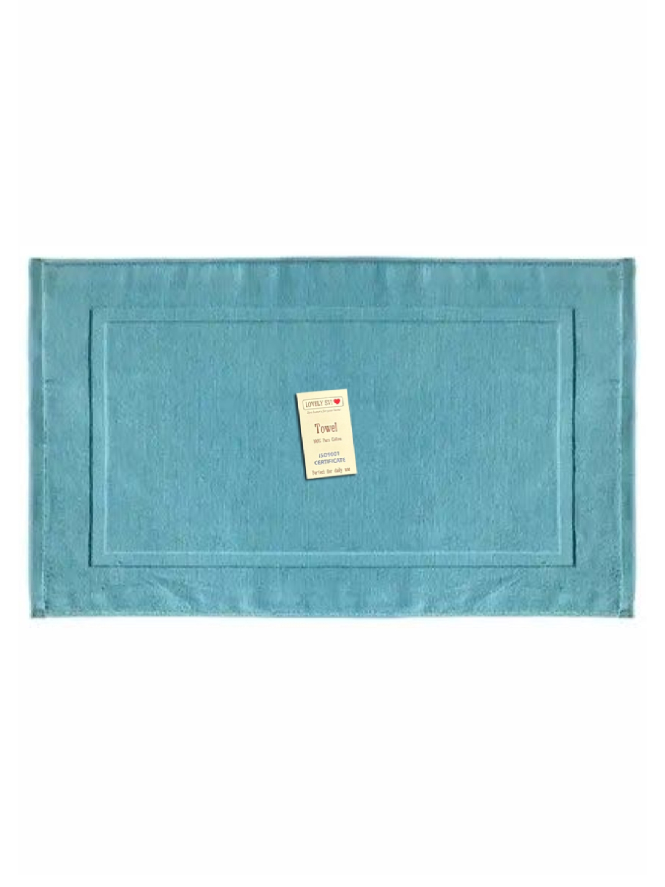 Полотенца для ног – хлопок/махра – Бирюзовый Lovely Svi  модель 22402493 Фото