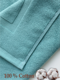 Полотенца для ног – хлопок/махра – Бирюзовый Lovely Svi  модель 22402493 Фото