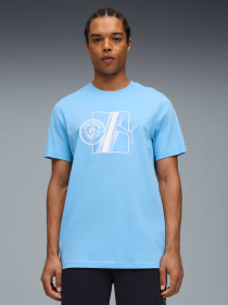 Футболка спортивная PUMA Mcfc Ftblculture Tee модель 782671 Фото