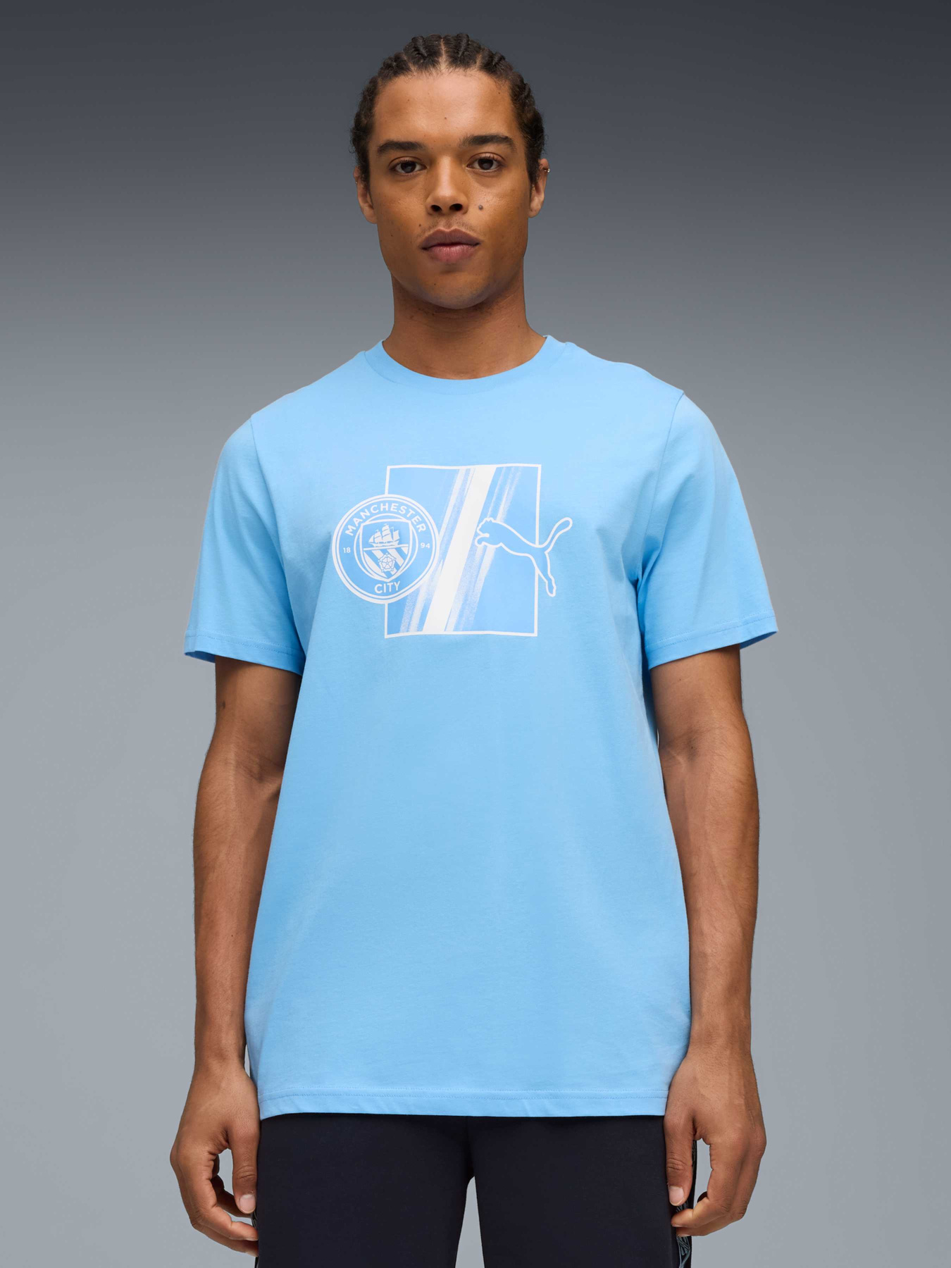 Спортивна футболка PUMA Mcfc Ftblculture Tee модель 782671 Фото