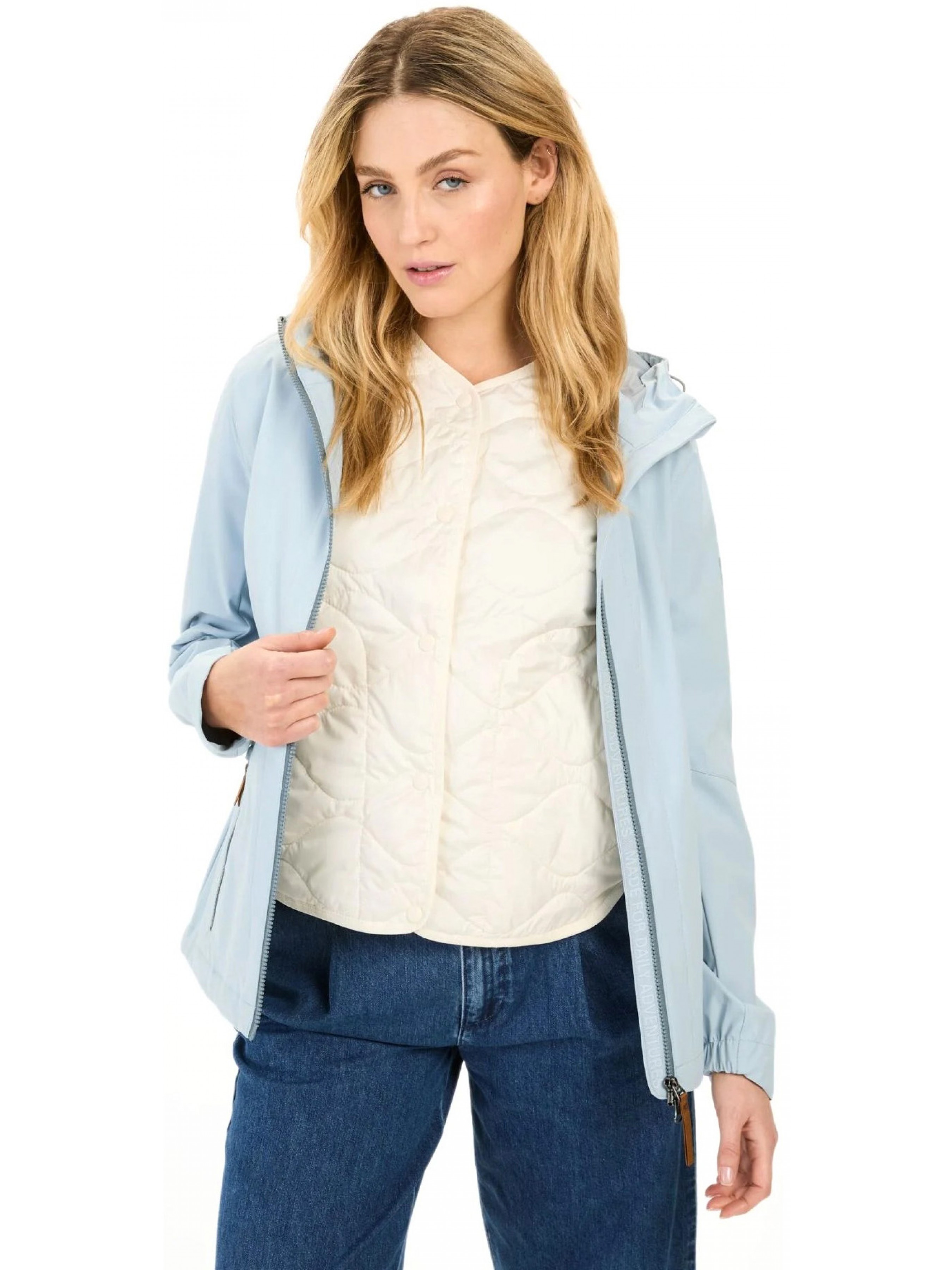 Жіноча Вітровка Camel Active  (91639824-f456-11ef-ad0e-0050568cbfcf) колір блакитний, матеріал поліестер