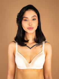 Бюстгальтер Brabrabra Кольоровий комфорт модель SLZ24201215_ivory Фото