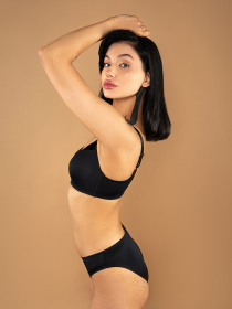 Трусы Brabrabra Кольоровий комфорт модель SLZ24202321_black Фото