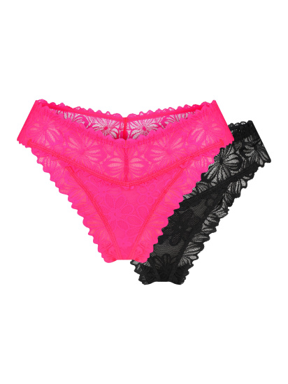 Труси brabrabra Мереживки модель SLZ27802002_pink.black - фото