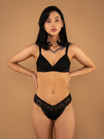 Труси Brabrabra Мереживки модель SLZ27802005_green.black Фото