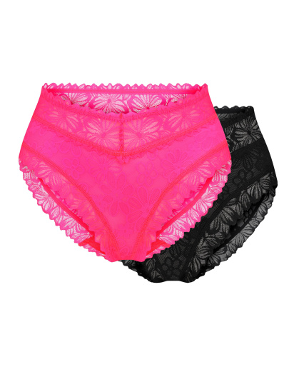 Труси brabrabra Мереживки модель SLZ27802101_pink.black - фото
